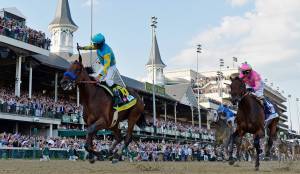 american pharoah wins kentucky derby 141 in 2015